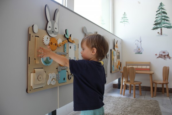 Děti se v koutku zbaví třeba herními panely.