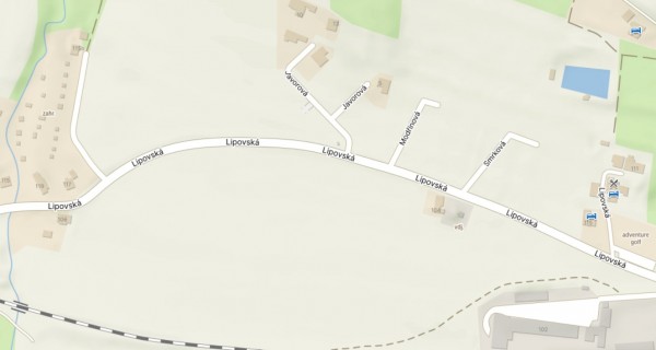 Lipovská, zdroj:mapy.cz