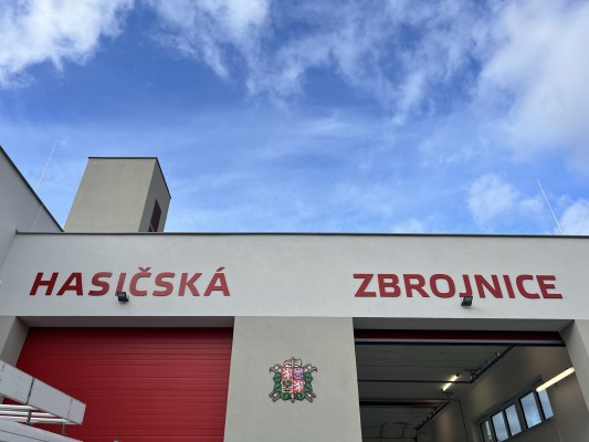 Nová hasičská zbrojnice pro Sbor a jednotku dobrovolných hasičů