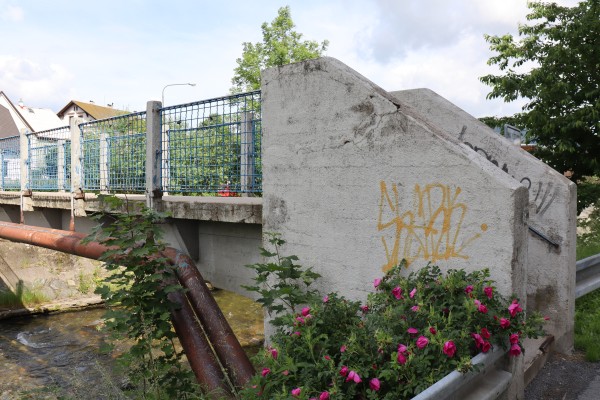 Původní stav lávky na Nábřežní