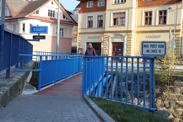 Lávka u Dalamánku po rekonstrukci