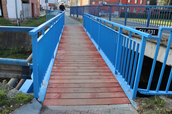 Lávka u Dalamánku po rekonstrukci