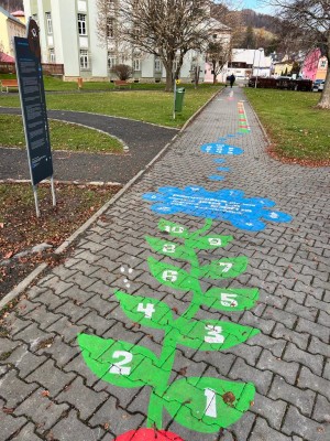 Malované hry na chodník